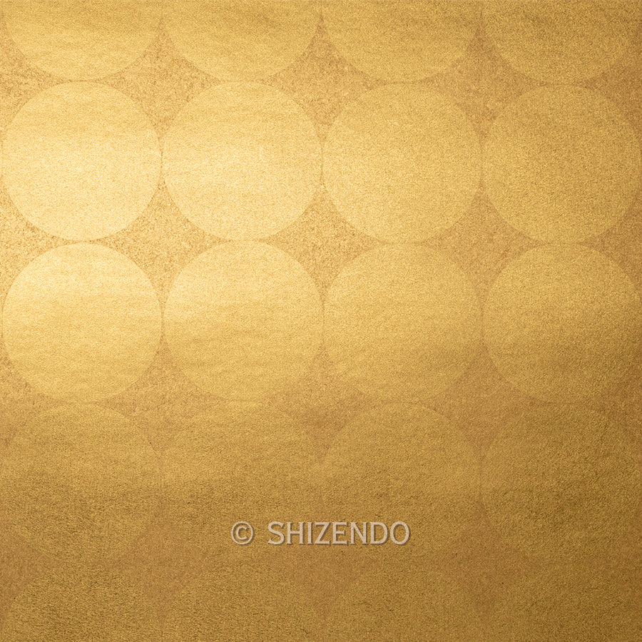 箔壁紙 円箔 真鍮