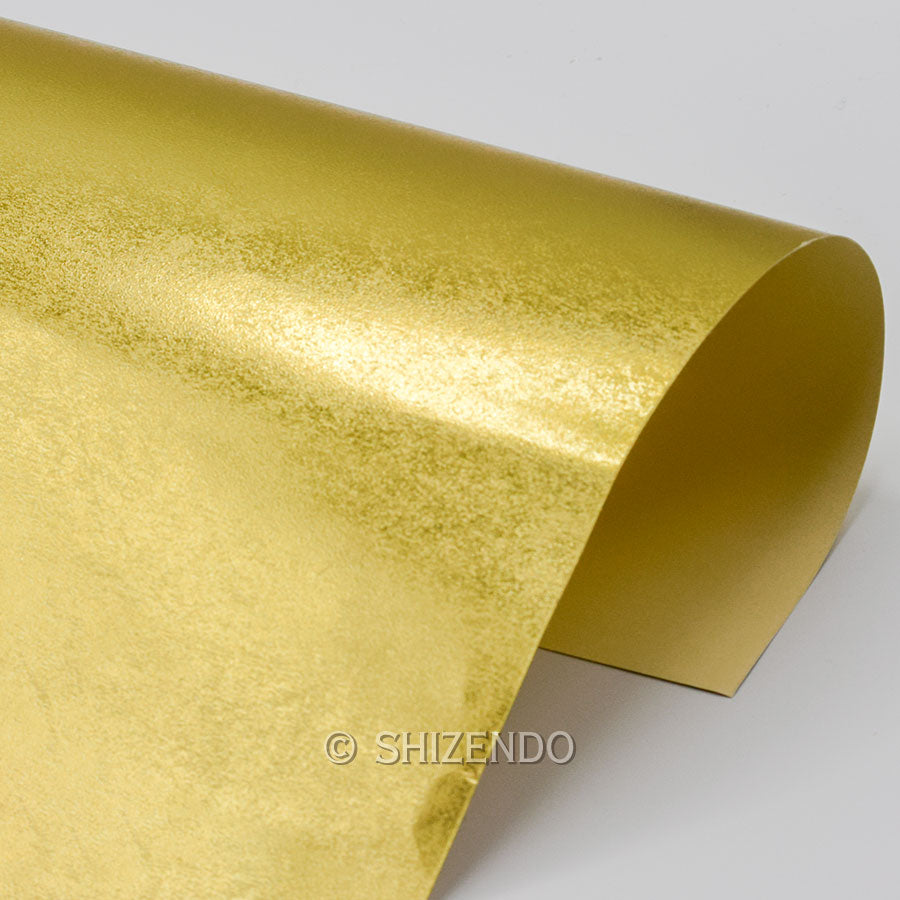新金平押柄 純金箔色 鳥の子紙 – Shizendo 新金平押柄 純金箔色 鳥の子紙 – Shizendo